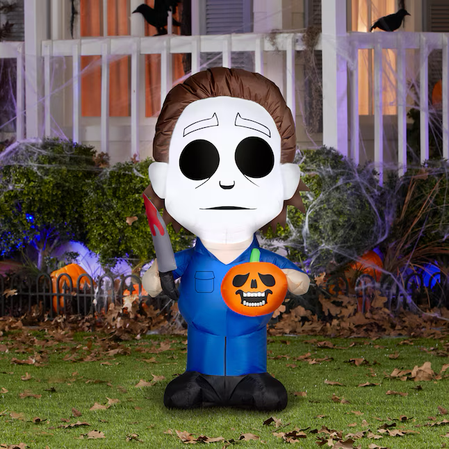 Universell einsetzbarer, aufblasbarer LED-Leuchtkörper von Michael Myers, 1,07 m