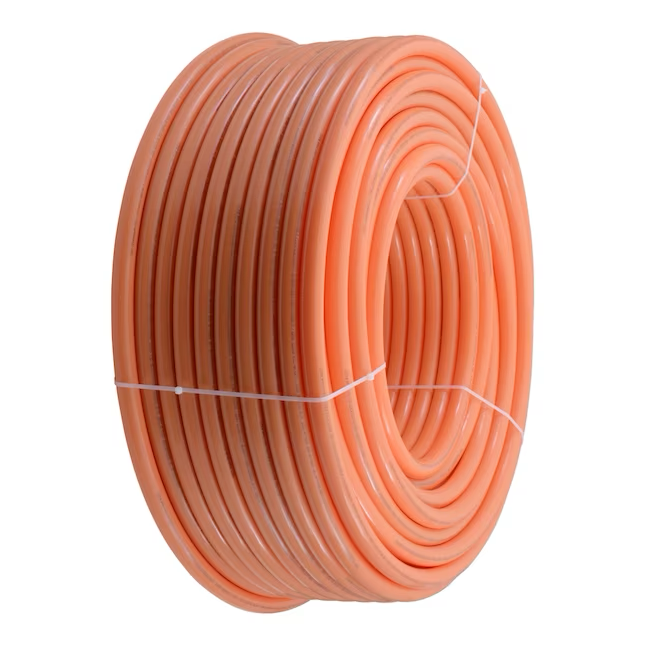 Tubería PEX-C naranja SharkBite de 1 pulgada x 500 pies con barrera de oxígeno para calefacción Rant