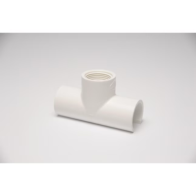 Dura Plastics Tee de PVC cédula 40 de 3/4 pulgadas para agua no potable - Aprobado por NSF