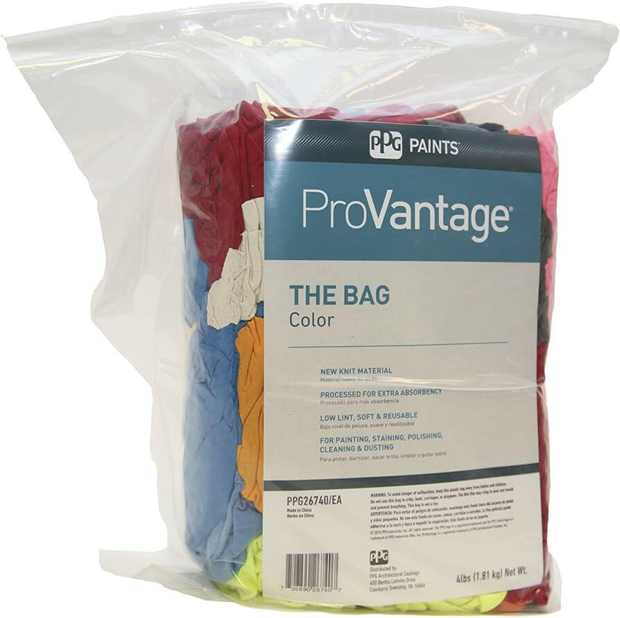 PPG ProVantage "The Bag" Colored Rags