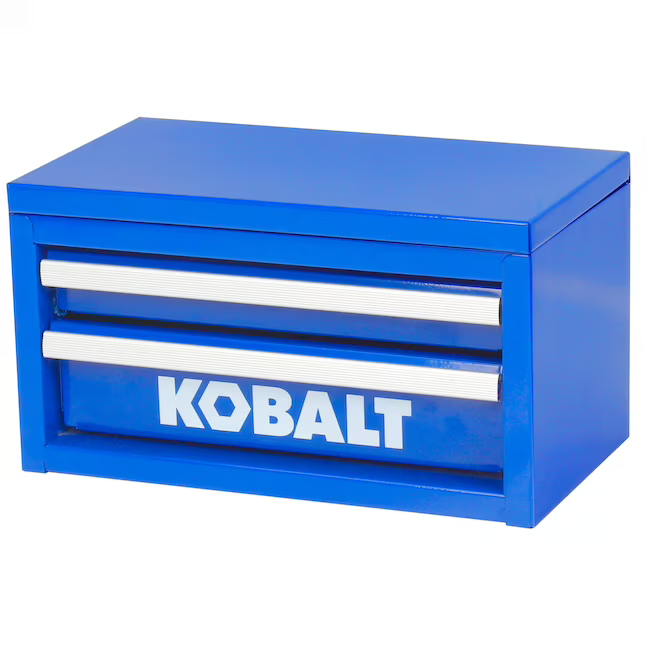 Caja de herramientas de acero con dos cajones Kobalt Mini de 10,83 pulgadas