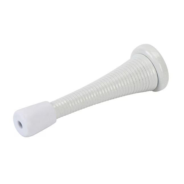 RELIABILT Tope de puerta de resorte blanco de 3 pulgadas (paquete de 5)