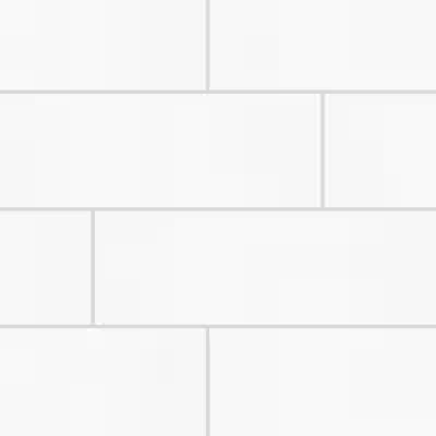 Daltile Core Classic True White 4-in x 12-in Glossy Ceramic Subway Wall Tile ( 0.38-sq ft / Piece )