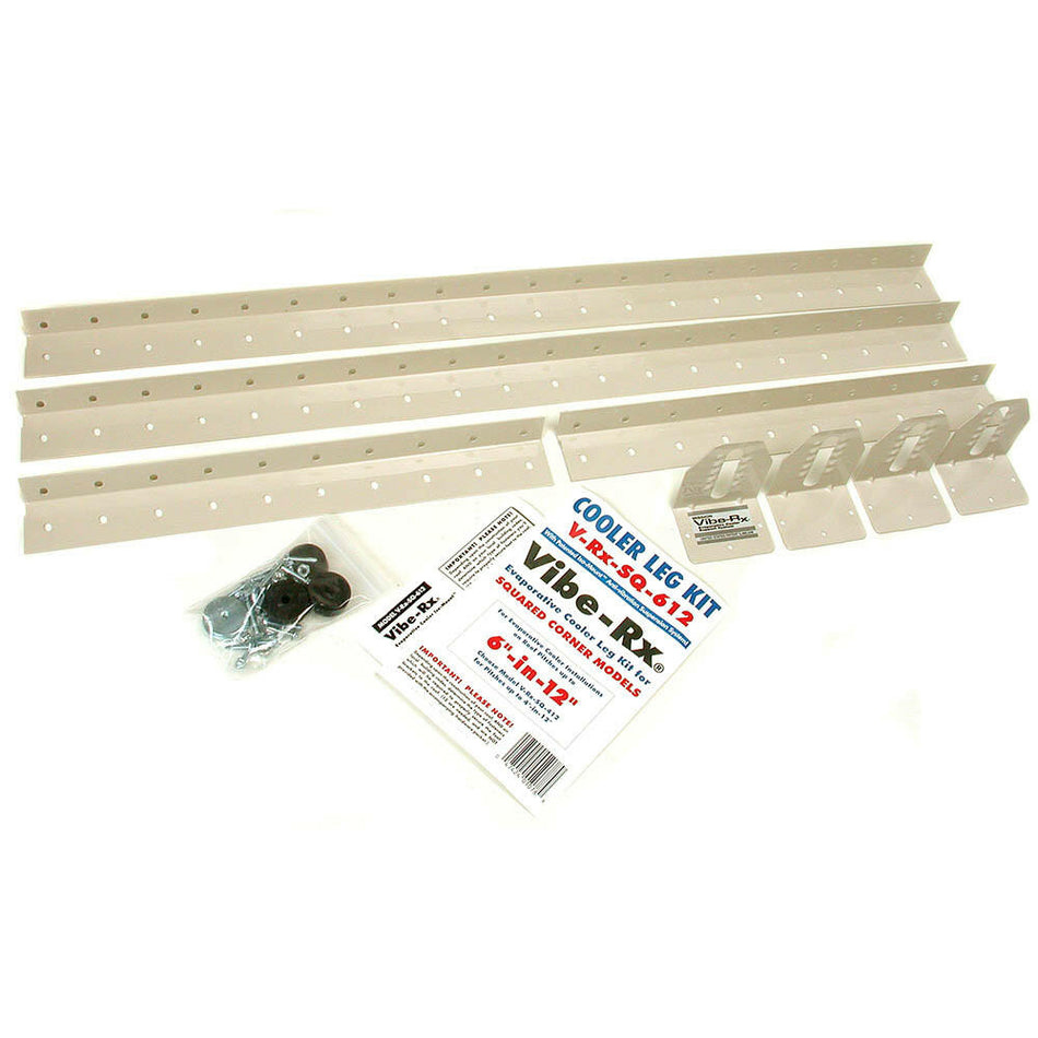 Dial® Tan/Mandel Verdunstungskühler Vibe-RX™ Kit mit quadratischen Ecken und langen Beinen