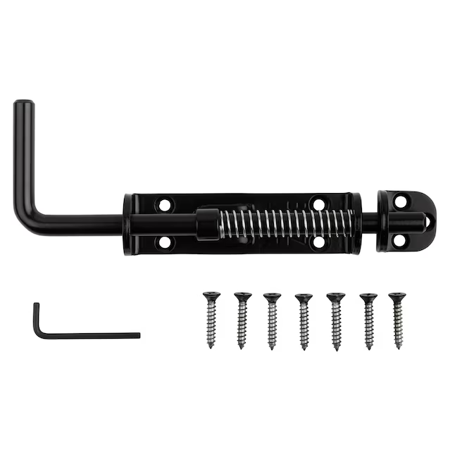 National Hardware 10-1/2-Zoll-Torriegel, schwarz