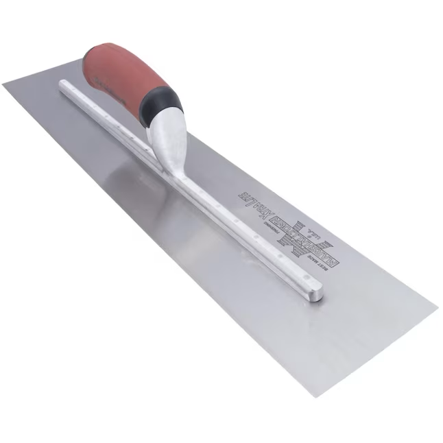 Marshalltown Paleta de hormigón para acabado de acero con alto contenido de carbono de 20 pulgadas