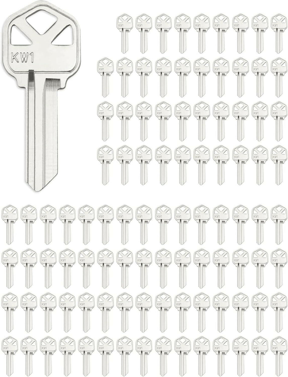 SABER SELECT vernickelte KW1-Schlüsselrohlinge (100er-Pack)
