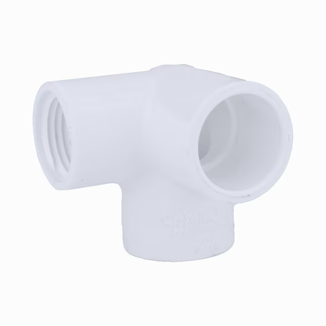 Charlotte Pipe 1/2 Zoll 90-Grad-Schedule 40 PVC-Seitenauslassbogen