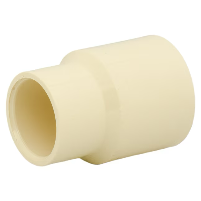 Acoplamiento reductor de CPVC de 3/4 pulg. x 1/2 pulg. Charlotte Pipe