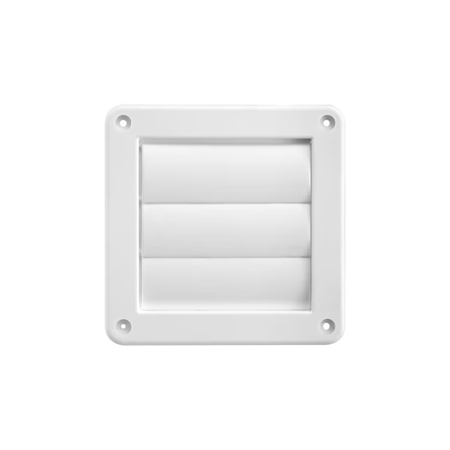 4-in Plastic Louvered Dryer Vent Cap