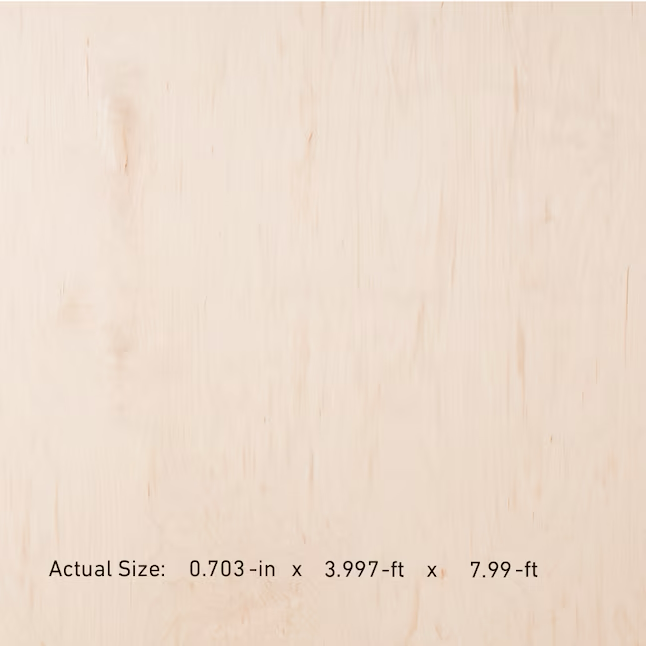 3/4-in x 4-ft x 8-ft Maple Sanded Plywood