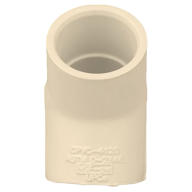 Charlotte Pipe Codo de 45 grados de CPVC de 3/4 pulgadas