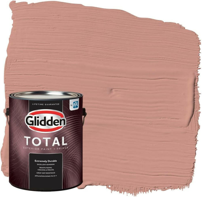 Glidden Total Exterior Paint & Primer Semi-Gloss, Long Weekend