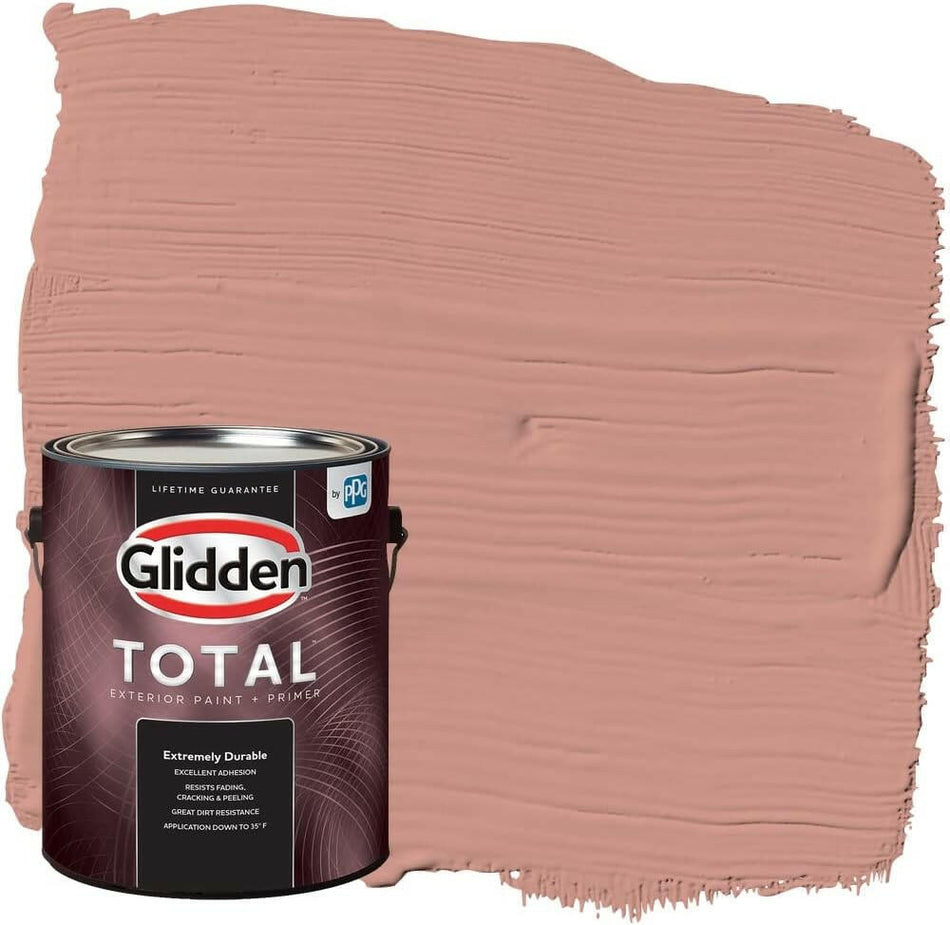 Pintura e imprimador para exteriores Glidden Total semibrillante, fin de semana largo