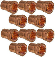 Adaptador hembra de cobre SABER SELECT SWT de 3/4 pulg. x FIP de 3/4 pulg.
