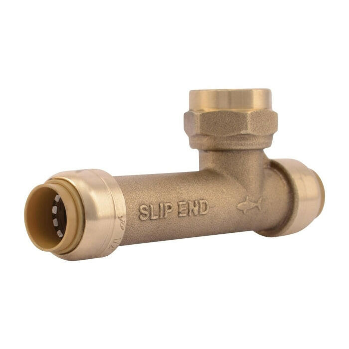 SharkBite 1/2 pulg. x 1/2 pulg. x 1/2 pulg. FNPT Conector en T central hembra
