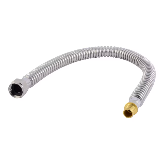 SharkBite 24-in 3/4 -in PEX barb Inlet x 3/4 -in FIP Outlet Corrugated stainless steel Water heater connector