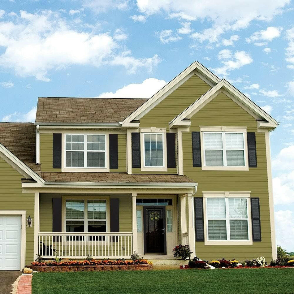Glidden Total Exterior Paint &amp; Primer Semi-Gloss, Frog's Legs