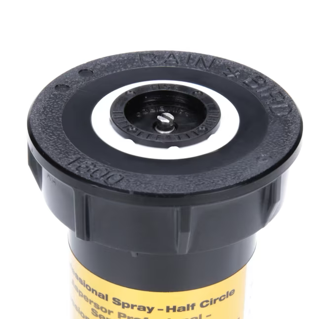 Aspersor con cabezal rociador emergente semicírculo profesional Rain Bird 1800 de 8 a 15 pies