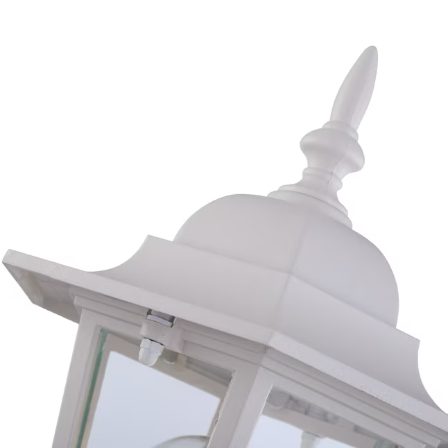 Project Source 1-Light 14-in Sand White Outdoor Wall Light