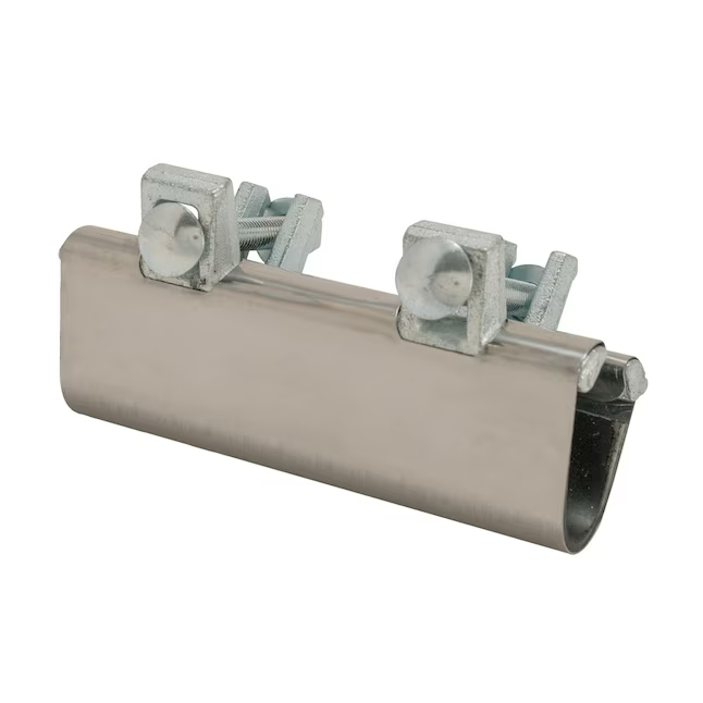 Abrazadera de reparación de acero inoxidable Eastman de 1-1/4 pulgadas a 1-1/4 pulgadas de diámetro