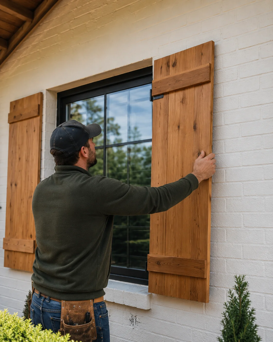 Exterior Shutter Installation