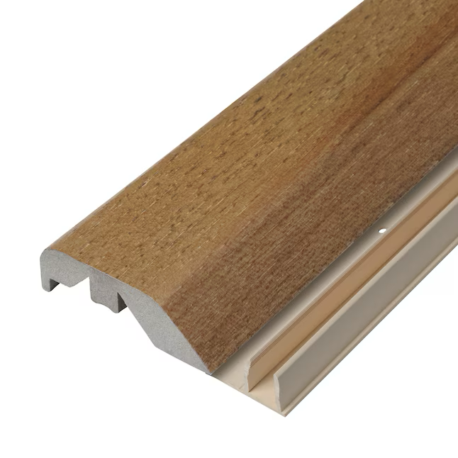Project Source Glenwood Springs Hickory Moldura de piso de madera 4 en 1 de 0,66 pulgadas de alto x 2,14 pulgadas de ancho x 84 pulgadas de largo