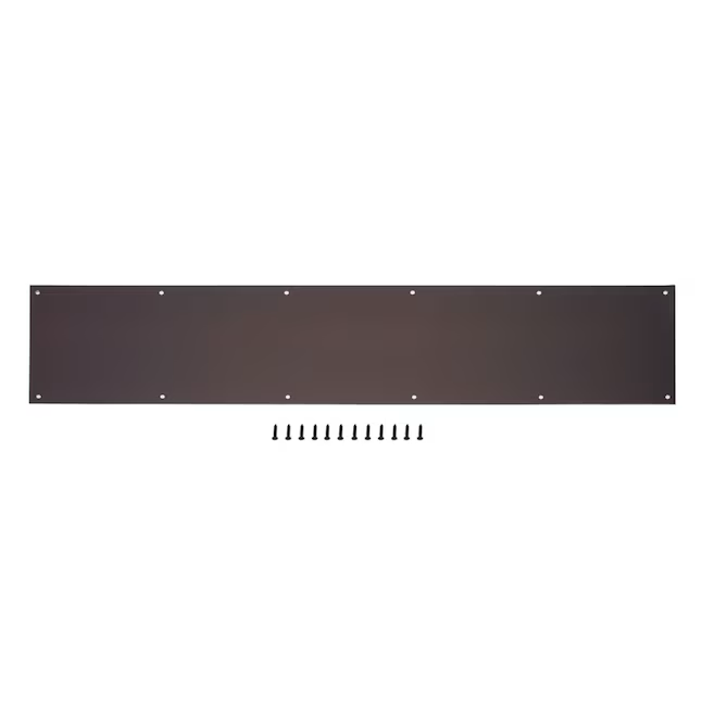 Placa de apoyo RELIABILT de 8 pulgadas de ancho x 34 pulgadas de alto (bronce)