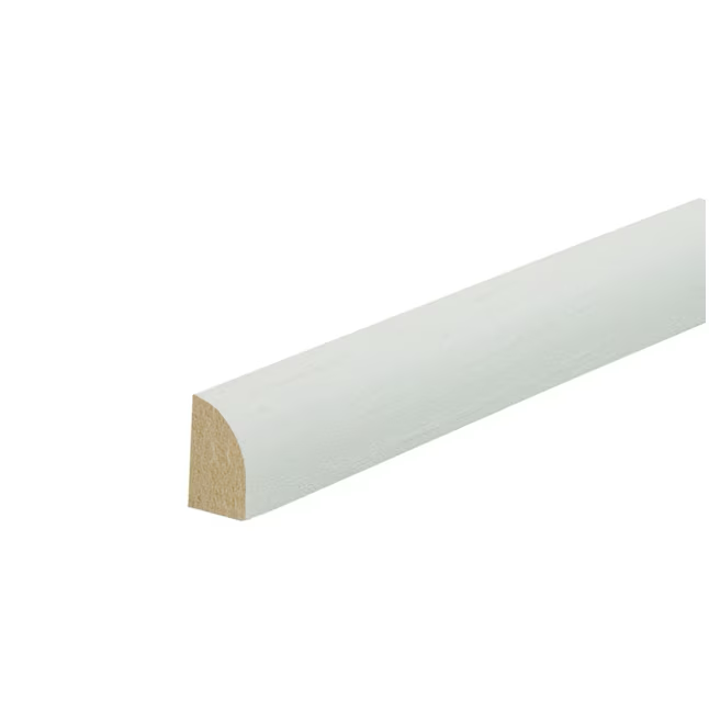 RELIABILT Moldura de zapato de MDF pintado de 13/32 pulgadas x 3/4 pulgadas x 12 pies