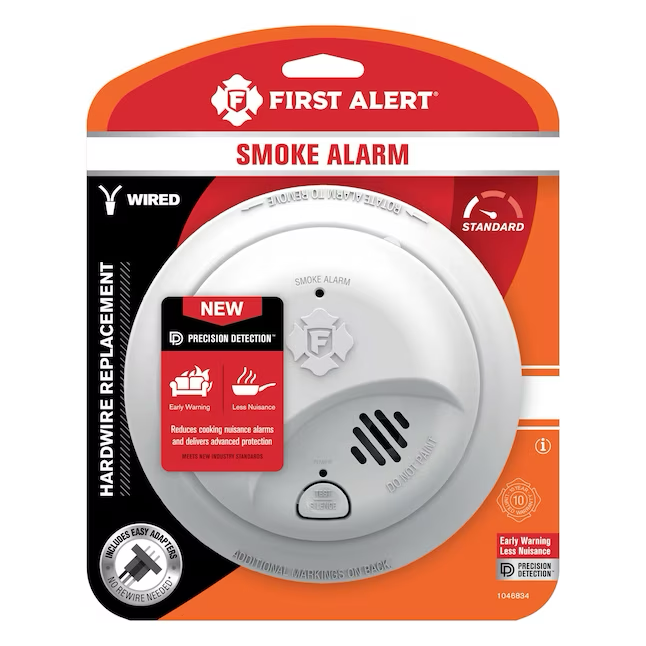 First Alert Hardwired Ionization Sensor Smoke Detector