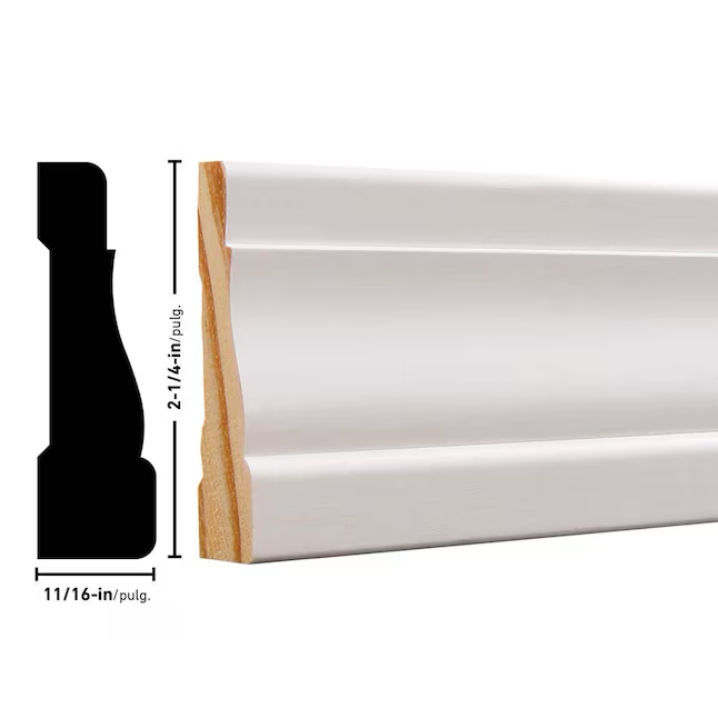 RELIABILT Carcasa de pino imprimado 356 de 11/16 x 2-1/4 x 7 pies
