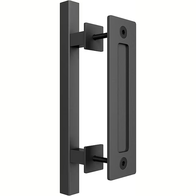 Manija de puerta de granero interior negra mate RELIABILT