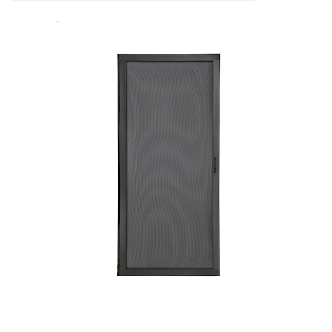 ReliaBilt Puerta corrediza para patio de aluminio color bronce de 48 x 80 pulgadas