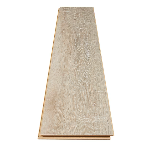 STAINMASTER PetProtect Roble Amberley 12 mm de alto x 7-1/2 pulgadas de ancho x 47-1/4 pulgadas de largo Piso laminado de tablones de madera impermeable