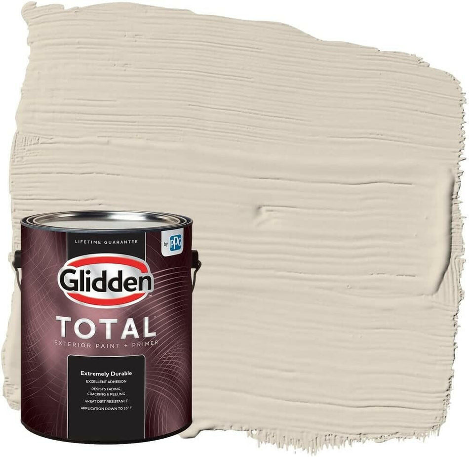 Glidden Total Außenfarbe und Grundierung, halbglänzend, kühler Beton 
