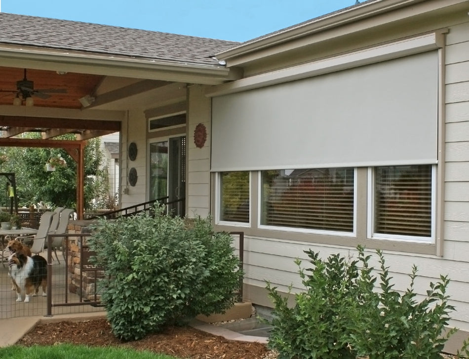 Outdoor Window Shade Installation