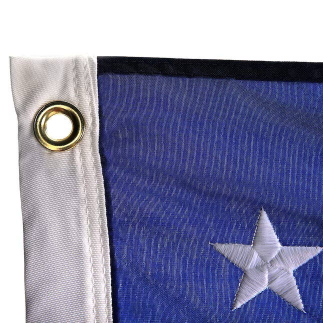 Independence Flag 6-ft W x 4-ft H American Embroidered Flag