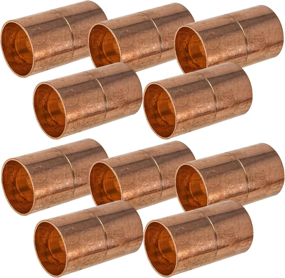 Acoplamiento de cobre con tope enrollado de 3/4 pulg. SABER SELECT