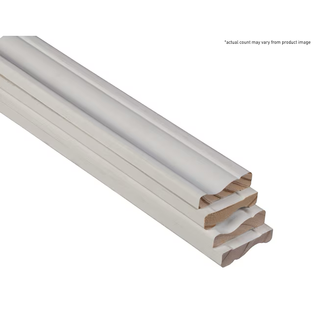 RELIABILT 5/8 Zoll x 2 1/4 Zoll x 7 Fuß grundiertes Kiefernholz-Acolonial-Gehäuse (5er-Pack)