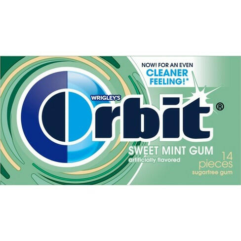 Wrigley's Sweet Mint Orbit Zuckerfreier Kaugummi