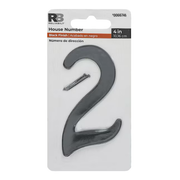 RELIABILT 4-in Black Number