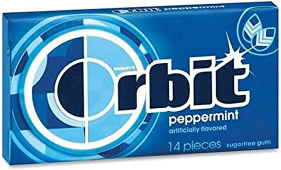 Wrigley PepperMint Orbit Zuckerfreier Kaugummi