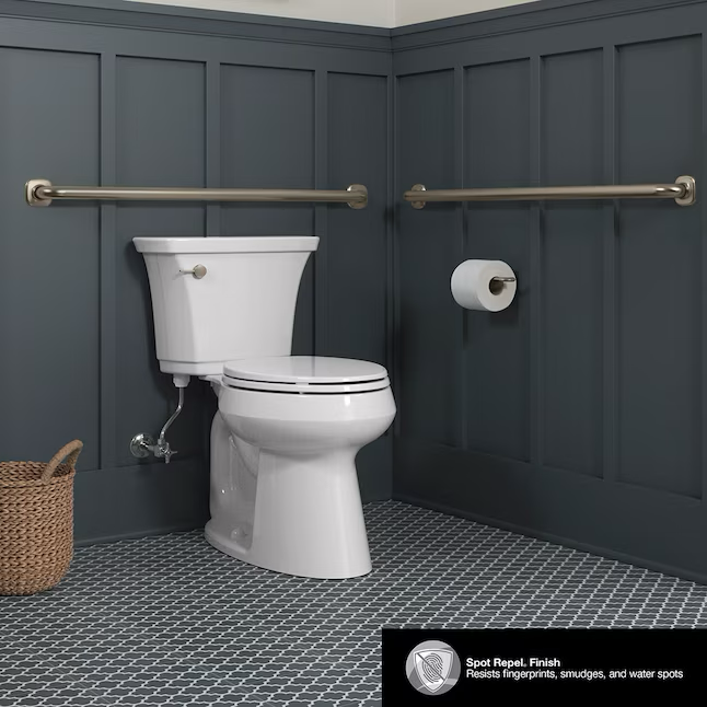 KOHLER Cardale 24 Zoll Haltegriff zur Wandmontage, gebürstetes Nickel, ADA-konform (Tragfähigkeit: 500 lb)