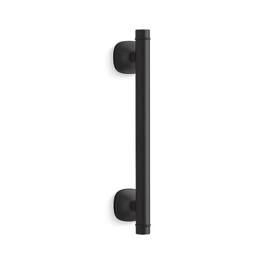 KOHLER Ealing 9-Zoll-Haltegriff für die Wand in Mattschwarz (Tragkraft 300 lb)