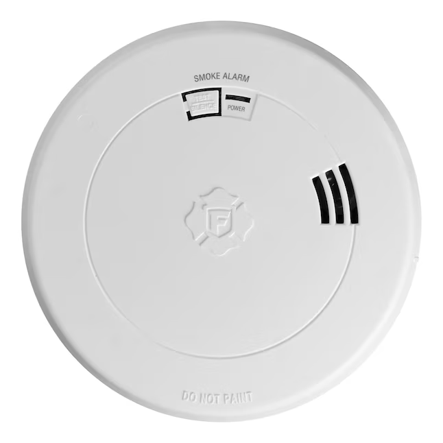 Detector de humo con sensor fotoeléctrico que funciona con baterías y 10 años de garantía First Alert 