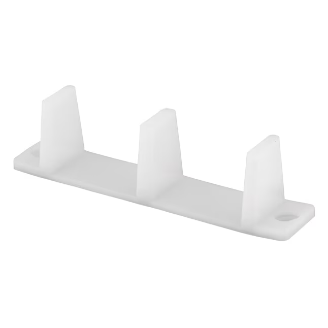 Guía de suelo para puerta corredera de armario Prime-Line, 1.125 pulgadas, paquete de 2