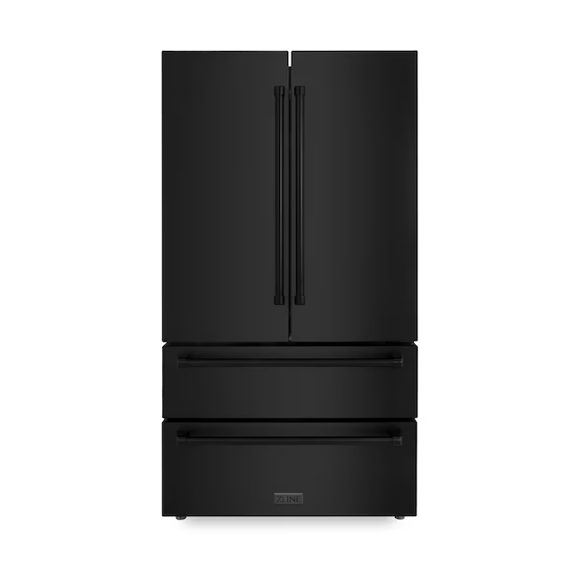 ZLINE Counter-depth 22.5-cu ft 4-Door French Door Refrigerator with Ice Maker