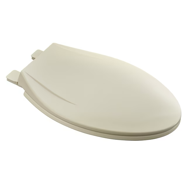 American Standard MightyTuff Plastic Bone Elongated Soft Close Toilet Seat