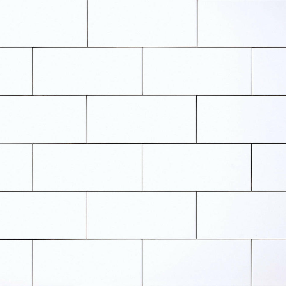 White 4 in. x 10 in. White Tile (38-Pack)