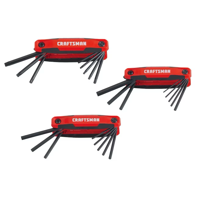 CRAFTSMAN 25-Schlüssel-Standard- (Sae) und metrischer Kombinations-Sechskantschlüsselsatz